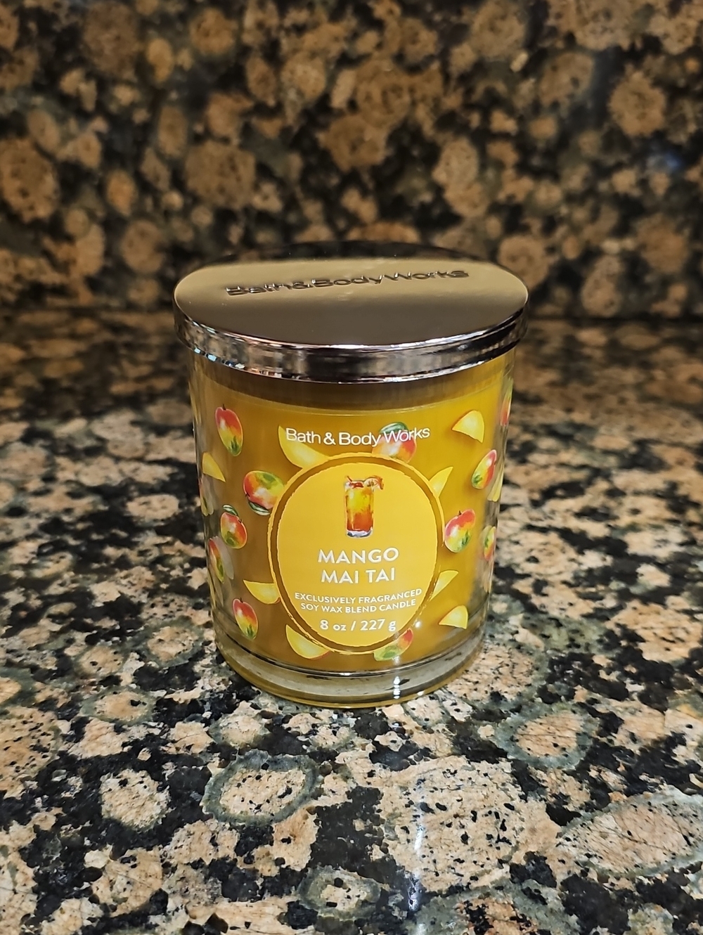 Bath & Body Works Mango Mai Tai Scented Single Wick Candle